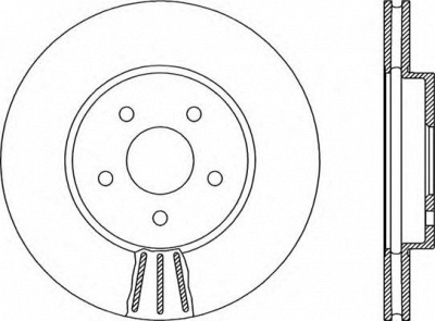OPEN PARTS bdr191220 -  Тормозной диск